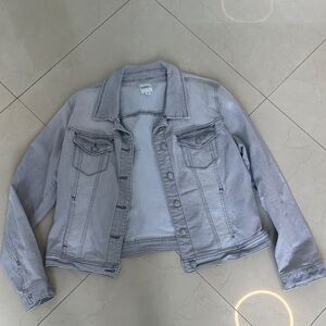 Women's Gray Denim Jacket
